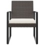 Garden dining chairs 2 pcs PP rattan look black by vidaXL, Garden chairs - Ref: Foro24-360203, Price: 89,12 €, Discount: %