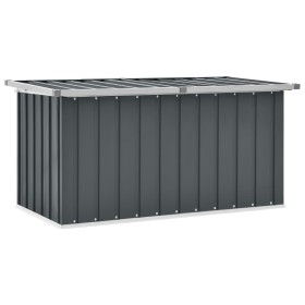 Graue Garten-Aufbewahrungsbox 129x67x65 cm von vidaXL, Aufbewahrungsboxen für den Außenbereich - Ref: Foro24-46262, Preis: 98...