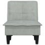 Diwansofa aus hellgrauem Samt von vidaXL, Tagesbetten - Ref: Foro24-352844, Preis: 139,19 €, Rabatt: %