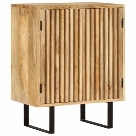 Aparador con 2 puertas madera maciza de mango 55x35x70 cm de vidaXL, Aparadores - Ref: Foro24-354983, Precio: 221,26 €, Descu...