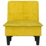 Sofá diván de terciopelo amarillo de vidaXL, Divanes - Ref: Foro24-352848, Precio: 142,99 €, Descuento: %