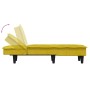 Sofá diván de terciopelo amarillo de vidaXL, Divanes - Ref: Foro24-352848, Precio: 142,99 €, Descuento: %