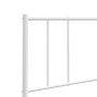 Cabecero de metal blanco 90 cm de vidaXL, Cabeceros y pies de cama - Ref: Foro24-352557, Precio: 22,29 €, Descuento: %