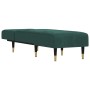 Sofá diván de terciopelo verde oscuro de vidaXL, Divanes - Ref: Foro24-352810, Precio: 158,63 €, Descuento: %