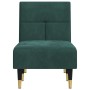 Sofá diván de terciopelo verde oscuro de vidaXL, Divanes - Ref: Foro24-352810, Precio: 158,63 €, Descuento: %