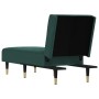 Sofá diván de terciopelo verde oscuro de vidaXL, Divanes - Ref: Foro24-352810, Precio: 158,63 €, Descuento: %