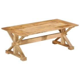 Mesa de centro madera maciza de mango 110x52x40 cm de vidaXL, Mesas de centro - Ref: Foro24-354990, Precio: 160,99 €, Descuen...