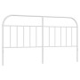 Cabecero de metal blanco 180 cm de vidaXL, Cabeceros y pies de cama - Ref: Foro24-353720, Precio: 34,68 €, Descuento: %