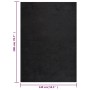 Alfombra de pelo largo negro 140x200 cm de vidaXL, Alfombras - Ref: Foro24-342123, Precio: 65,99 €, Descuento: %