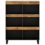 Armario auxiliar madera maciza de mango 85x33x107 cm de vidaXL, Mesitas de noche - Ref: Foro24-352904, Precio: 137,44 €, Desc...