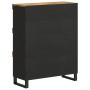 Armario auxiliar madera maciza de mango 85x33x107 cm de vidaXL, Mesitas de noche - Ref: Foro24-352904, Precio: 137,44 €, Desc...