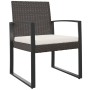 Garden dining chairs 2 pcs PP rattan look brown by vidaXL, Garden chairs - Ref: Foro24-360204, Price: 89,99 €, Discount: %