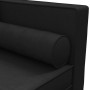 Sofá diván con cojines y almohada tela negro de vidaXL, Divanes - Ref: Foro24-355020, Precio: 167,81 €, Descuento: %