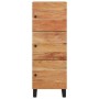 Aparador con 3 puertas hierro madera maciza acacia 40x33x110 cm de vidaXL, Aparadores - Ref: Foro24-352930, Precio: 137,99 €,...