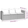 3-piece garden furniture set and gray synthetic rattan cushions by vidaXL, Garden sets - Ref: Foro24-362331, Price: 278,87 €,...