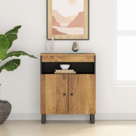 Sideboard with 2 doors solid mango wood 60x33x75 cm by vidaXL, Sideboards - Ref: Foro24-352916, Price: 127,06 €, Discount: %