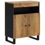 Sideboard mit 2 Türen aus massivem Mangoholz 60x33x75 cm von vidaXL, Sideboards - Ref: Foro24-352916, Preis: 119,39 €, Rabatt: %