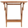 Folding garden table solid teak wood Ø 85x75 cm by vidaXL, Garden tables - Ref: Foro24-362619, Price: 127,50 €, Discount: %