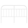 Cabecero de metal blanco 150 cm de vidaXL, Cabeceros y pies de cama - Ref: Foro24-353718, Precio: 34,99 €, Descuento: %