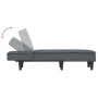 Diwansofa aus dunkelgrauem Samt von vidaXL, Tagesbetten - Ref: Foro24-352836, Preis: 145,18 €, Rabatt: %