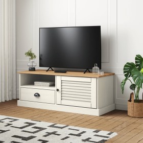 Mueble para TV VIGO madera maciza de pino blanco 106x40x40 cm de vidaXL, Muebles TV - Ref: Foro24-353176, Precio: 95,99 €, De...