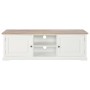 White plywood TV cabinet 110x30x40 cm by vidaXL, TV Furniture - Ref: Foro24-353903, Price: 214,99 €, Discount: %