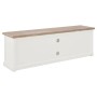 White plywood TV cabinet 110x30x40 cm by vidaXL, TV Furniture - Ref: Foro24-353903, Price: 214,99 €, Discount: %