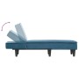 Blauer Samtsofa Diwan von vidaXL, Tagesbetten - Ref: Foro24-352834, Preis: 144,03 €, Rabatt: %