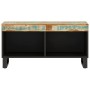 Solid recycled wood TV stand 85x33x43.5 cm by vidaXL, CD and DVD storage - Ref: Foro24-352895, Price: 83,54 €, Discount: %