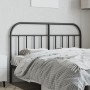 Black metal headboard 150 cm by vidaXL, Headboards and footboards - Ref: Foro24-353669, Price: 41,73 €, Discount: %