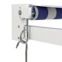 Toldo retráctil aluminio y tela azul y blanco 4x3 m de vidaXL, Toldos - Ref: Foro24-3154423, Precio: 388,99 €, Descuento: %