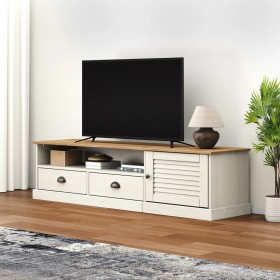 Mueble para TV VIGO madera maciza de pino blanco 156x40x40 cm de vidaXL, Muebles TV - Ref: Foro24-353173, Precio: 147,99 €, D...