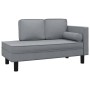 Sofá diván con cojines y almohada tela gris claro de vidaXL, Divanes - Ref: Foro24-355018, Precio: 188,99 €, Descuento: %