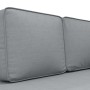 Sofá diván con cojines y almohada tela gris claro de vidaXL, Divanes - Ref: Foro24-355018, Precio: 188,99 €, Descuento: %