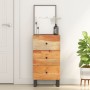 Aparador con 3 cajones madera maciza acacia 40x33,5x75 cm de vidaXL, Aparadores - Ref: Foro24-352906, Precio: 116,14 €, Descu...