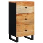 Aparador con 3 cajones madera maciza acacia 40x33,5x75 cm de vidaXL, Aparadores - Ref: Foro24-352906, Precio: 116,14 €, Descu...