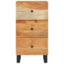 Aparador con 3 cajones madera maciza acacia 40x33,5x75 cm de vidaXL, Aparadores - Ref: Foro24-352906, Precio: 116,14 €, Descu...