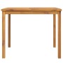 Mesa de comedor de jardín madera maciza de acacia 90x90x74 cm de vidaXL, Mesas de jardín - Ref: Foro24-362240, Precio: 136,05...