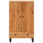 Aparador con cajón hierro y madera maciza acacia 60x33x100 cm de vidaXL, Aparadores - Ref: Foro24-352934, Precio: 185,99 €, D...