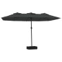 Anthracite gray double umbrella 449x245 cm by vidaXL, Umbrellas - Ref: Foro24-362947, Price: 136,52 €, Discount: %