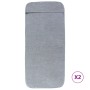 Beach towels 2 pcs gray fabric 400 g/m² 75x200 cm by vidaXL, Beach towels - Ref: Foro24-362672, Price: 50,11 €, Discount: %