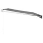 Toldo retráctil aluminio y tela gris antracita 4x3 m de vidaXL, Toldos - Ref: Foro24-3154438, Precio: 411,78 €, Descuento: %