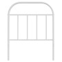 Cabecero de metal blanco 75 cm de vidaXL, Cabeceros y pies de cama - Ref: Foro24-353710, Precio: 23,90 €, Descuento: %