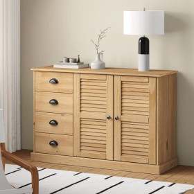 VIGO sideboard with drawers solid pine wood 113x40x75 cm by vidaXL, Sideboards - Ref: Foro24-353187, Price: 301,96 €, Discoun...