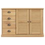 VIGO sideboard with drawers solid pine wood 113x40x75 cm by vidaXL, Sideboards - Ref: Foro24-353187, Price: 301,96 €, Discoun...