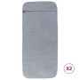 Toallas de playa 2 uds tela gris 400 g/m² 60x135 cm de vidaXL, Toallas de playa - Ref: Foro24-362671, Precio: 25,30 €, Descue...