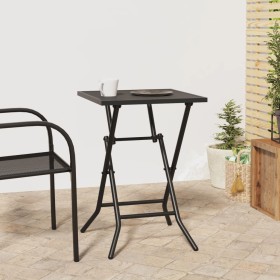 Folding garden table anthracite gray steel mesh 50x50x72 cm by vidaXL, Garden tables - Ref: Foro24-362748, Price: 59,34 €, Di...