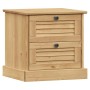 VIGO bedside table solid pine wood 42x35x42 cm by vidaXL, Nightstands - Ref: Foro24-353157, Price: 64,29 €, Discount: %