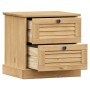 VIGO bedside table solid pine wood 42x35x42 cm by vidaXL, Nightstands - Ref: Foro24-353157, Price: 64,29 €, Discount: %