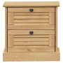 VIGO bedside table solid pine wood 42x35x42 cm by vidaXL, Nightstands - Ref: Foro24-353157, Price: 64,29 €, Discount: %